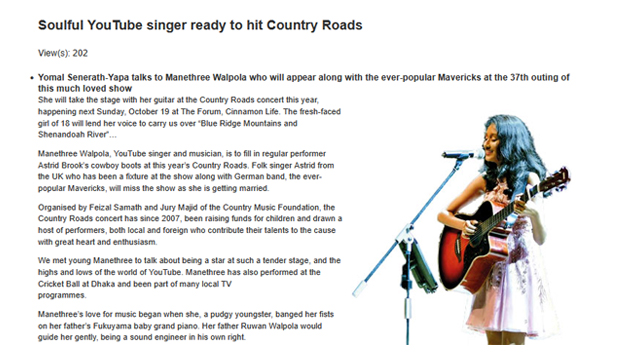 Soulful YouTube singer ready to hit Country Roads